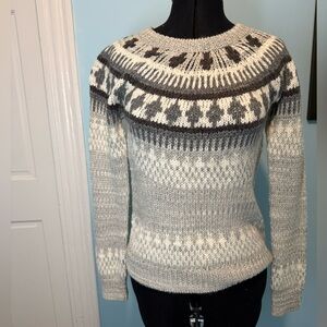 Lucky Brand Fair Isle Wool Sweater